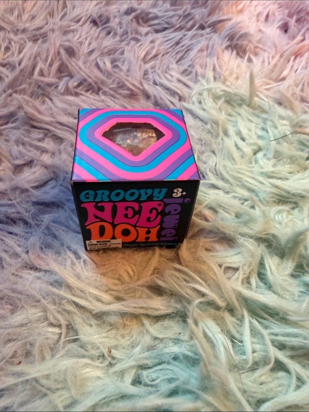 Groovy Stress Ball Toy - Pink & Blue